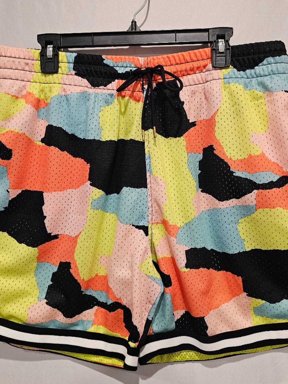 LCKR Men's Colorful Mesh Athletic Shorts XXL Basketball Gym Streetwear